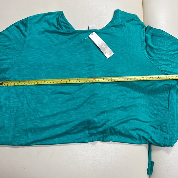 Green Chico’s cover up/shirt - Picture 3 of 3